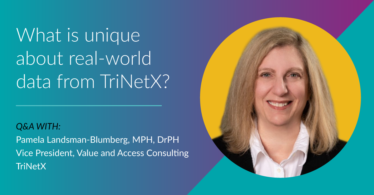 What is unique about real-world data from TriNetX? - TriNetX