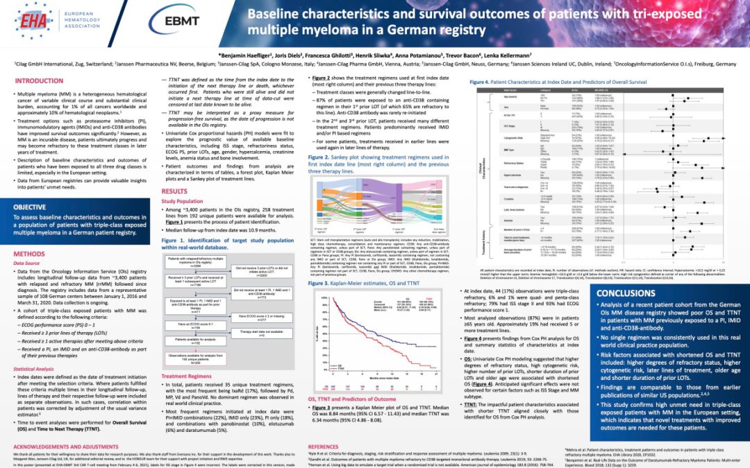 Baseline characteristics and survival outcomes of patients with tri-exposed multiple myeloma in a German registry