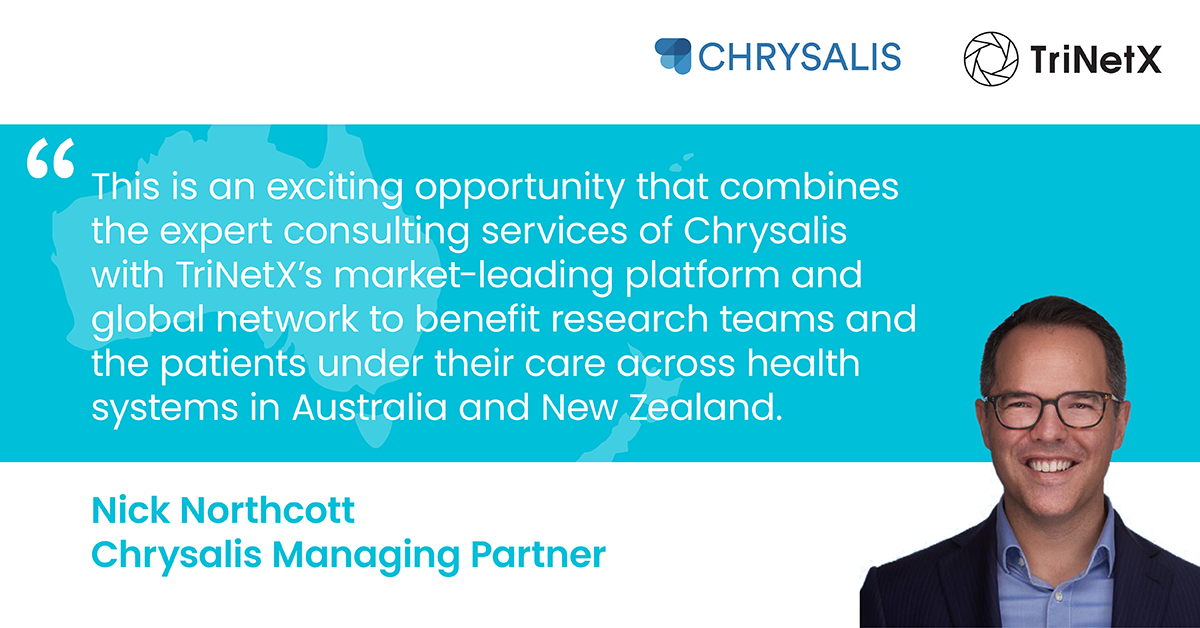 Chrysalis Advisory and TriNetX Establish a Strategic Collaboration to Support Research Teams Across Australia and New Zealand