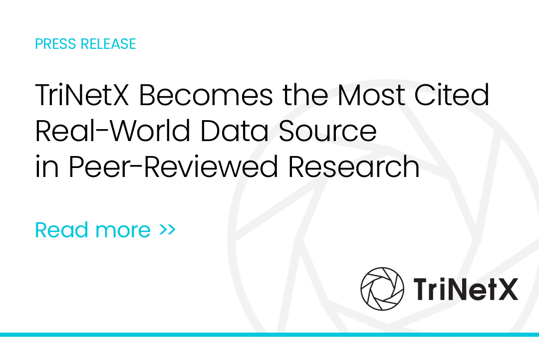 TriNetX Becomes the Most Cited Real-World Data Source in Peer-Reviewed Research