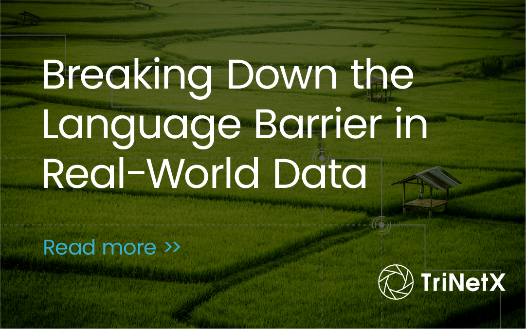 2025 11 10_Democratizing RWD AI_Webinar_Featured Image-18 (1) Upcoming Webinar: Building Breakthroughs: How Research-Ready Data Transforms Clinical Development. Tuesday, June 3, 2025 at 10:30 am EDT (NA)/3:30 pm BST (UK)/4:30 pm CEST (EU-Central). Register now CTA and TriNetX logo